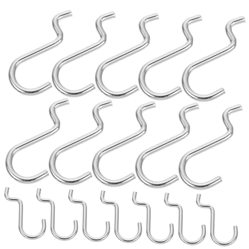ANDRESLAD 20 Stück Teiliges Metall Pegboard Haken Robuste Lochwand Haken für Werkstatt und Garage Kompakte Langlebige Aufhängungshaken zur Praktischen Organisation und Präsentation von von ANDRESLAD