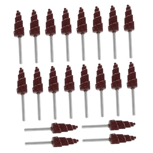 ANDRESLAD 20 Stück Teiliges Sandpapier Deburring Flap Wheel Präzise Schleif Polierwerkzeuge für Metall Kompatibel mit Bohrmaschine und Akkuschrauber für Tiefe und Komplexe Oberflächen von ANDRESLAD