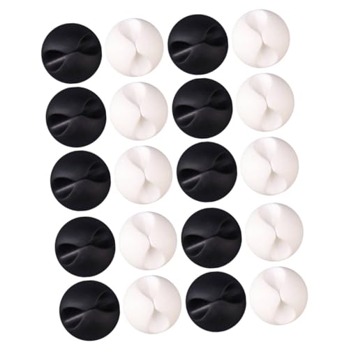 ANDRESLAD 20 Stück Teiliges Selbstklebender Kabelhalter aus Silikon Vielseitige Kabelclips zur Kabelbefestigung für Schreibtisch Tv PC und Home Office Kompatibel mit USB Zufällige Farbe ANDRESLAD 20 Stück Teiliges Selbstklebender Kabelhalter aus Silikon Vielseitige Kabelclips zur Kabelbefestigung für Schreibtisch Tv PC und Home Office Kompatibel mit USB Zufällige Farbe von ANDRESLAD