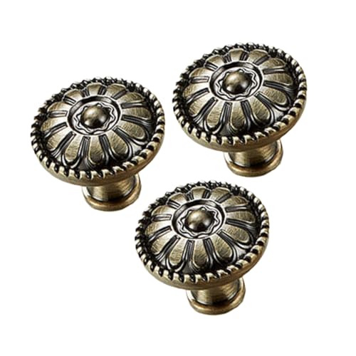 ANDRESLAD 3 STÜCKE Teiliges Holzschrankknäufe Rund Pilzform Stilvolle Möbelgriffe für Einfache Montage Robustes Design Geeignet für Küche Schlafzimmer Badezimmer Antikbronze Optik ANDRESLAD 3 STÜCKE Teiliges Holzschrankknäufe Rund Pilzform Stilvolle Möbelgriffe für Einfache Montage Robustes Design Geeignet für Küche Schlafzimmer Badezimmer Antikbronze Optik von ANDRESLAD