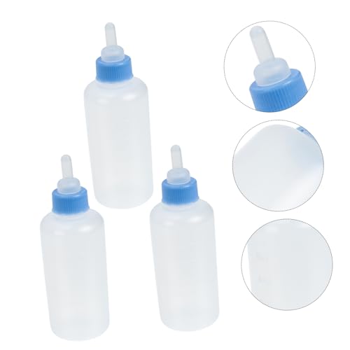 ANDRESLAD 3 Stück 3 teiliges Milchflaschen Set aus stabilem Kunststoff Leichte Nuckelflaschen für Hunde und Katzen Tragbar und bruchsicher zur kontrollierten Fütterung von Welpen und ANDRESLAD 3 Stück 3 teiliges Milchflaschen Set aus stabilem Kunststoff Leichte Nuckelflaschen für Hunde und Katzen Tragbar und bruchsicher zur kontrollierten Fütterung von Welpen und von ANDRESLAD