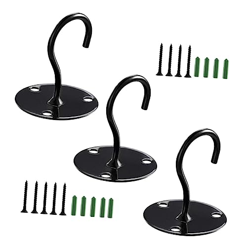 ANDRESLAD 3 Stück Blumenampel Haken Robuste Wand und Deckenhaken für Pflanzen Schwarze Eisenhaken mit Hoher Tragfähigkeit für und Außenbereiche Einfache Installation und Nutzung ANDRESLAD 3 Stück Blumenampel Haken Robuste Wand und Deckenhaken für Pflanzen Schwarze Eisenhaken mit Hoher Tragfähigkeit für und Außenbereiche Einfache Installation und Nutzung von ANDRESLAD