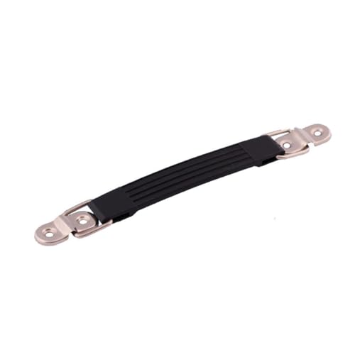 ANDRESLAD 3 Stück Teiliges Flexibler Schwarzer Koffergriff und Möbelgriff aus Kunststoff und Metall Praktischer Leichter Pull Handle für Schrank Kleiderschrank Kommode Einfach zu Montieren von ANDRESLAD