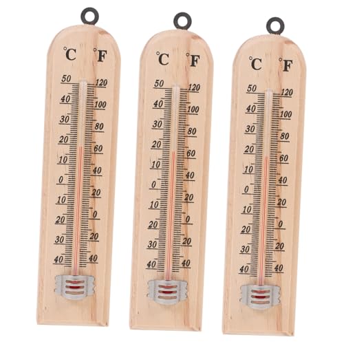 ANDRESLAD 3 Stück Teiliges Glas-Thermometer Stabiles Raum Gewächshaus Thermometer mit Deutlicher Anzeige Einfach Ablesbar Leicht und Handlich für Innen Außennutzung zum Aufhängen Geeignet ANDRESLAD 3 Stück Teiliges Glas-Thermometer Stabiles Raum Gewächshaus Thermometer mit Deutlicher Anzeige Einfach Ablesbar Leicht und Handlich für Innen Außennutzung zum Aufhängen Geeignet von ANDRESLAD