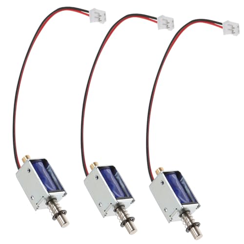 ANDRESLAD 3 Stück Teiliges Miniatur Dc Push pull Elektromagnet Schneller Hubmagnet mit Seitlichen Befestigungszähnen Einfache Installation für Automaten und Automatisierungssteuerungen ANDRESLAD 3 Stück Teiliges Miniatur Dc Push pull Elektromagnet Schneller Hubmagnet mit Seitlichen Befestigungszähnen Einfache Installation für Automaten und Automatisierungssteuerungen von ANDRESLAD