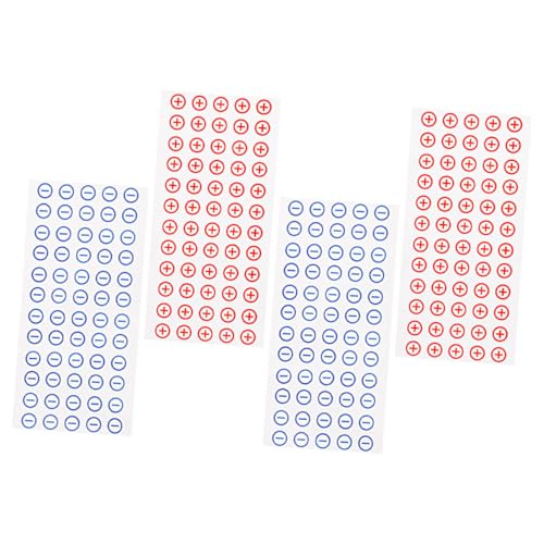 ANDRESLAD 4 Blätter PVC Batterie pol aufkleber Rot Blau Selbstklebend Elektrische Sicherheitskennzeichnung Für Stromverteiler und Geräte zur Polaritätsunterscheidung ANDRESLAD 4 Blätter PVC Batterie pol aufkleber Rot Blau Selbstklebend Elektrische Sicherheitskennzeichnung Für Stromverteiler und Geräte zur Polaritätsunterscheidung von ANDRESLAD