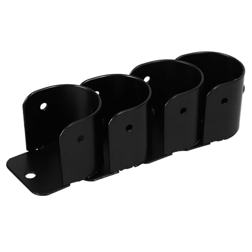 ANDRESLAD 4 Stück Edelstahl Gardinenstangenhalter Robustes Duschvorhang Stangenbefestigungssystem Wandmontage für Handtuch Kleiderstangen Innendurchmesser Einfache Installation Langlebig von ANDRESLAD