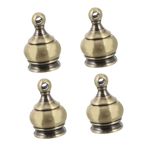 ANDRESLAD 4 Stück Harvard stil Lampenknopf Dekorativer Lampenschraubverschluss für Steh Tischlampen Einfach Montierbar Passend Geeignet für Wohnzimmer Schlafzimmer Arbeitszimmer von ANDRESLAD