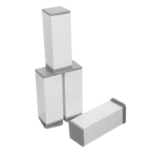 ANDRESLAD 4 Stück Höhenverstellbare Möbelbeine Weiß Aluminiumlegierung Quadratisch Stabil Für Sofa Schrank Regal Badezimmer Verstellbare Möbelfüße Mit Geräuschdämpfung ANDRESLAD 4 Stück Höhenverstellbare Möbelbeine Weiß Aluminiumlegierung Quadratisch Stabil Für Sofa Schrank Regal Badezimmer Verstellbare Möbelfüße Mit Geräuschdämpfung von ANDRESLAD