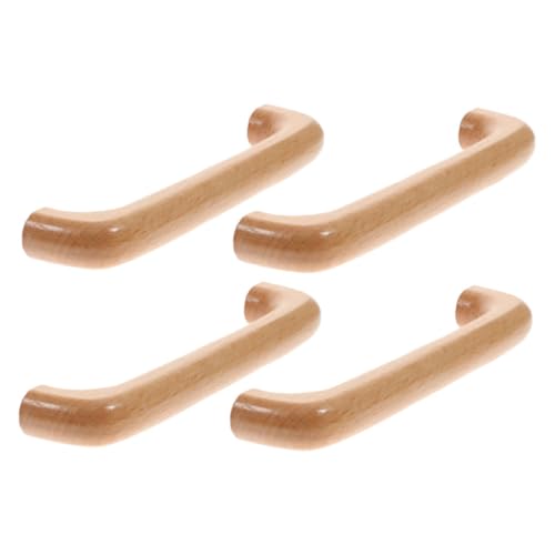 ANDRESLAD 4 Stück Holzgriffe Möbelgriffe Bogenförmig aus Buche mit Schrauben für Schranktüren Kommoden Langlebige Holzgriffe für Küchenmöbel und Wohnaccessoires ANDRESLAD 4 Stück Holzgriffe Möbelgriffe Bogenförmig aus Buche mit Schrauben für Schranktüren Kommoden Langlebige Holzgriffe für Küchenmöbel und Wohnaccessoires von ANDRESLAD