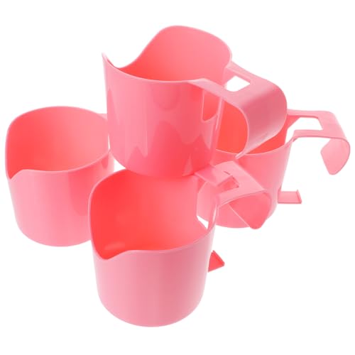 ANDRESLAD 4 Stück Pool Getränkehalter Kunststoff Cup Holder Schwimmbecken Becherhalter Poolrand Halterung für Flaschen Gläser Praktischer Pool Side Drink Holder Einfache von ANDRESLAD
