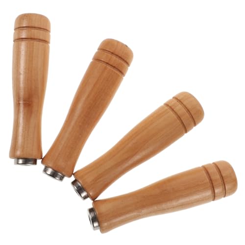 ANDRESLAD 4stücke Holzgriff Für Feilen Ergonomischer Ersatzgriff Für Raspel Und Feile Stabiler Und Tragbarer Griff Für Vielseitige Anwendungen von ANDRESLAD