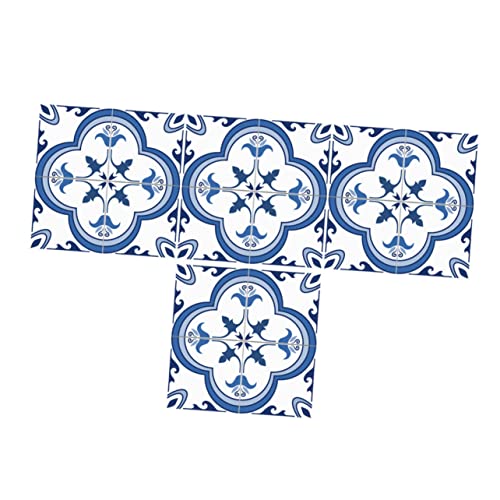 ANDRESLAD 4 Stück Selbstklebende Portugal Stil Boden Wandaufkleber Rutschfest PVC für Küche Badezimmer Wohnzimmer Dekoration ANDRESLAD 4 Stück Selbstklebende Portugal Stil Boden Wandaufkleber Rutschfest PVC für Küche Badezimmer Wohnzimmer Dekoration von ANDRESLAD