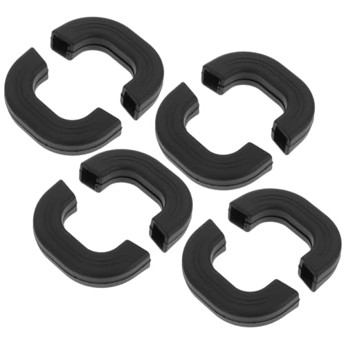 ANDRESLAD 4 Stück Silikon Topfgriff Schutz Hitzebeständig Anti verbrühung Isolierhülle Universalgröße für Metallgriffe Töpfe Pfannen Küchenhelfer von ANDRESLAD