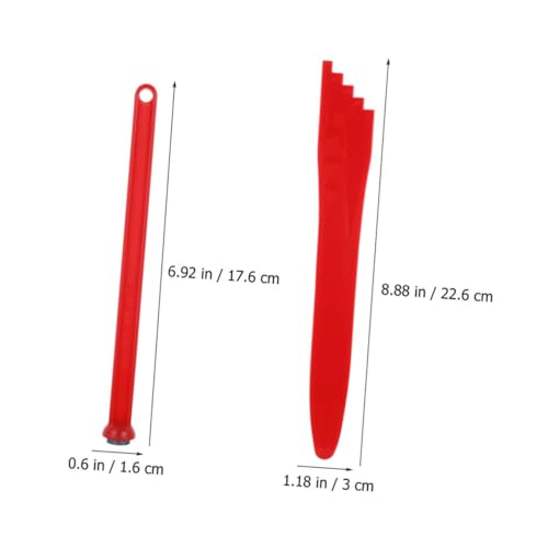 ANDRESLAD 4 Stück Teiliges Magnetisches Einmachdeckelheber Messskala und Luftblasenentferner Praktische Einmachglas werkzeuge für Sauberes und Sicheres Konservieren von ANDRESLAD