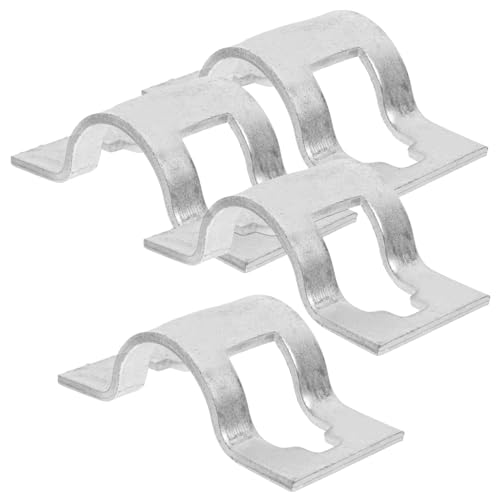 ANDRESLAD 4 Stück Teiliges Stahlrohr gerüstfixierklemmen Doppelohren Robuste Gerüstkupplung für Sichere Verbindung von Querstreben und Stahlgittern Einfache Montage Hohe Tragfähigkeit von ANDRESLAD