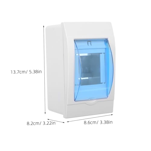 ANDRESLAD 4 Stück Teiliges Stromkreise Verteilerkasten mit Transparentem Fenster Aufputz Sicherungskasten für Innenräume Stabile Kunststoff Anschlussdose für Haus Hotel Werkstatt und Sicher ANDRESLAD 4 Stück Teiliges Stromkreise Verteilerkasten mit Transparentem Fenster Aufputz Sicherungskasten für Innenräume Stabile Kunststoff Anschlussdose für Haus Hotel Werkstatt und Sicher von ANDRESLAD
