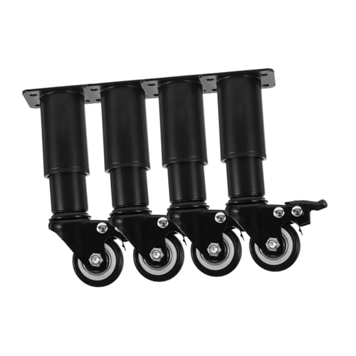 ANDRESLAD 4 Stück Verstellbare Metallmöbelbeine mit Höhenverstellbar für Schrank Sofa Bett und Couchtisch Einfache für Flexibles Wohnen von ANDRESLAD