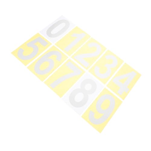 ANDRESLAD 5 Sätze Reflektierende Zahlen Aufkleber Selbstklebend UV beständig Pet Material Briefkasten Zahlen für Außen Hausnummern Leicht Anzubringen Langlebig Sichtbar bei Dunkelheit ANDRESLAD 5 Sätze Reflektierende Zahlen Aufkleber Selbstklebend UV beständig Pet Material Briefkasten Zahlen für Außen Hausnummern Leicht Anzubringen Langlebig Sichtbar bei Dunkelheit von ANDRESLAD