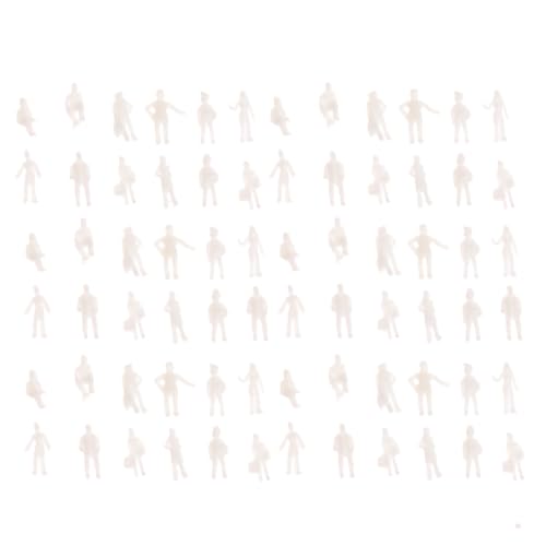 ANDRESLAD 50 Stück Unbemalte Modellbau Menschen für Landschaftsdekoration DIY Sandkasten Deko Miniatur Puppenhaus Zubehör ANDRESLAD 50 Stück Unbemalte Modellbau Menschen für Landschaftsdekoration DIY Sandkasten Deko Miniatur Puppenhaus Zubehör von ANDRESLAD