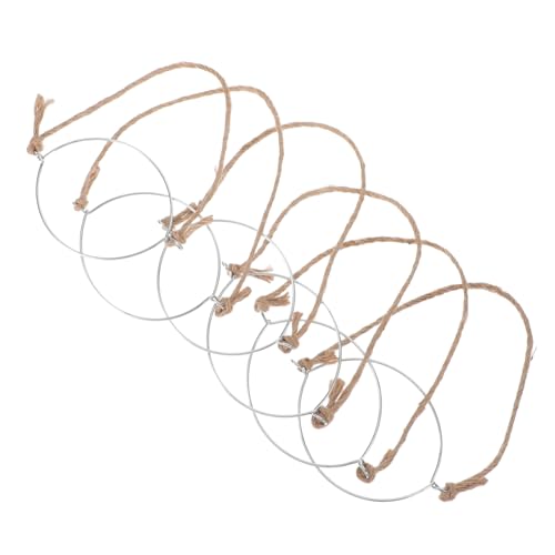 ANDRESLAD 6 Stück Teiliges Edelstahl Juteseil griff Aufhänger für Solar mason gläser Langlebige DIY Hängegriffe für Einmachgläser Einfach zu Montieren und Dekorativ ANDRESLAD 6 Stück Teiliges Edelstahl Juteseil griff Aufhänger für Solar mason gläser Langlebige DIY Hängegriffe für Einmachgläser Einfach zu Montieren und Dekorativ von ANDRESLAD