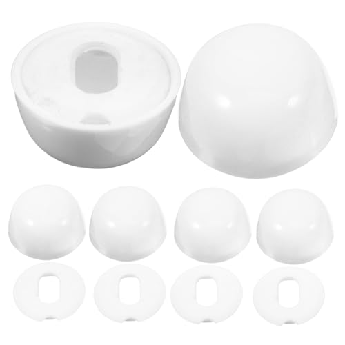ANDRESLAD 6 Stück Teiliges Wc Schrauben Abdeckkappen Einsetzbar Wasserschutz Einfache Montage Rundes Design Passend für Toilettenbefestigung Langlebige Toiletten Reparatur Zubehör ANDRESLAD 6 Stück Teiliges Wc Schrauben Abdeckkappen Einsetzbar Wasserschutz Einfache Montage Rundes Design Passend für Toilettenbefestigung Langlebige Toiletten Reparatur Zubehör von ANDRESLAD