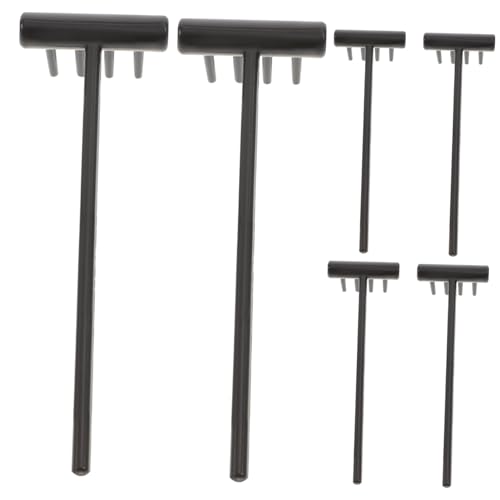 ANDRESLAD 6 Stück Teiliges Zen Mini Rechen Kompakt und Tragbar für Sandkästen und Zen gärten Dekoratives Gartengerät zur Kreativen Entspannung und Präzisen Landschaftsgestaltung für Desktop von ANDRESLAD