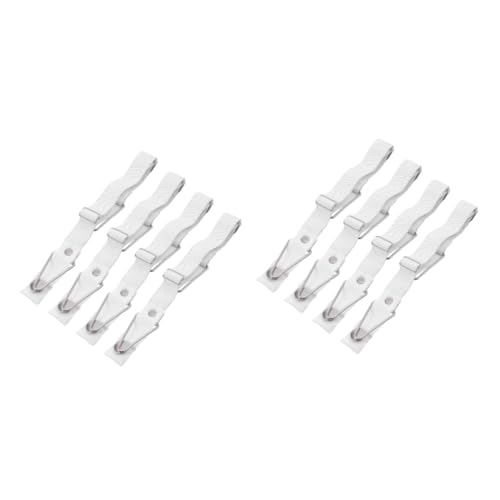ANDRESLAD 8 Stück Blatt Blatthalter Bettdecke Quiltverschlüsse Tröster Feste Clips Verstellbarer Quilt-Clip Greifer Für Matratzenauflagen Quiltfixierer Steppdeckenfixierer Weiß Metallknopf ANDRESLAD 8 Stück Blatt Blatthalter Bettdecke Quiltverschlüsse Tröster Feste Clips Verstellbarer Quilt-Clip Greifer Für Matratzenauflagen Quiltfixierer Steppdeckenfixierer Weiß Metallknopf von ANDRESLAD