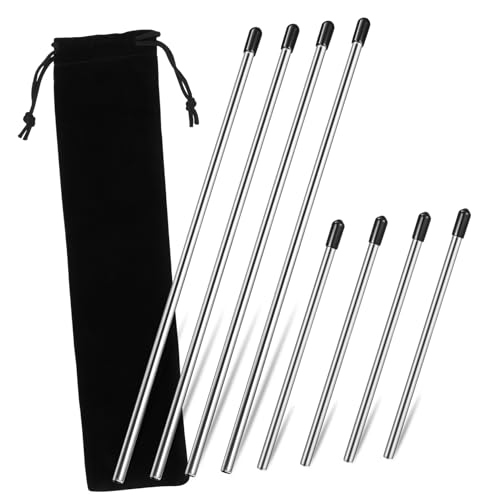 ANDRESLAD 8 Stück Edelstahl Abtropfhalter mit Schutzkappen Spülmaschineneinsatzstangen für Glas Sodaflaschen Stabile Flaschenhalter in Zwei Längen Kompatibel für Glasflaschen und Weingläser ANDRESLAD 8 Stück Edelstahl Abtropfhalter mit Schutzkappen Spülmaschineneinsatzstangen für Glas Sodaflaschen Stabile Flaschenhalter in Zwei Längen Kompatibel für Glasflaschen und Weingläser von ANDRESLAD