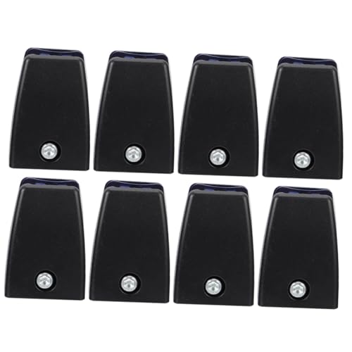 ANDRESLAD 8 Stück Teiliges Abs schreibtisch glasklemmen für Büro trennwände Stabile Halterung für Glas Acrylplatten Rutschfest Rostfrei Vielseitig für Kleine Ablagen und Schreibtische von ANDRESLAD