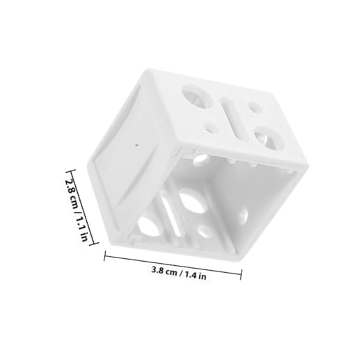 ANDRESLAD 8 Stück Teiliges Mini Jalousie Halter Weiß Fenster Box Halterungen Einfache Montage für Innenfenster Verdunkelungsrollos Ersatzteile von ANDRESLAD
