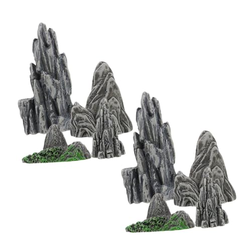 ANDRESLAD 8 Stück Teiliges Miniatur Felslandschaft aus Robustem Harz Kompakt und Installieren für Mikrolandschaften und Bonsai gärten Dekorative Miniatur Felsen für Kreative Zen Garten ANDRESLAD 8 Stück Teiliges Miniatur Felslandschaft aus Robustem Harz Kompakt und Installieren für Mikrolandschaften und Bonsai gärten Dekorative Miniatur Felsen für Kreative Zen Garten von ANDRESLAD