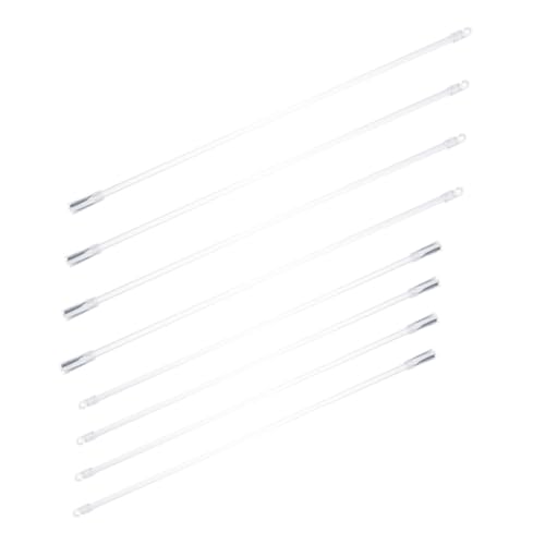 ANDRESLAD 8 Stück Teiliges Transparente Jalousie zugstäbe aus Robustem Material Einfache Montage ohne Werkzeug Glatte Oberfläche für Komfortable Bedienung Geeignet für Vertikale Jalousien von ANDRESLAD