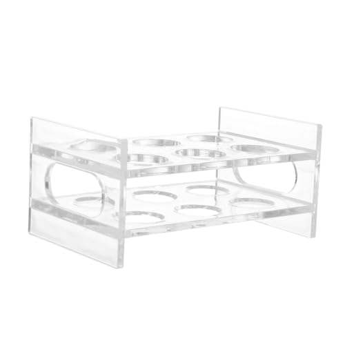 ANDRESLAD Acryl Runder Shotglashalter Transparent Bar Getränkespender Organizer für Party Haus Bar Zubehör ANDRESLAD Acryl Runder Shotglashalter Transparent Bar Getränkespender Organizer für Party Haus Bar Zubehör von ANDRESLAD