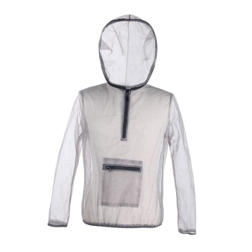 ANDRESLAD Atmungsaktive Federleichte Schutzjacke mit Kapuze Elastischen Bündchen und Reißverschlusstasche Durchsichtiges Mesh für Effektiven Insektenschutz Beim Camping Wandern Angeln und ANDRESLAD Atmungsaktive Federleichte Schutzjacke mit Kapuze Elastischen Bündchen und Reißverschlusstasche Durchsichtiges Mesh für Effektiven Insektenschutz Beim Camping Wandern Angeln und von ANDRESLAD