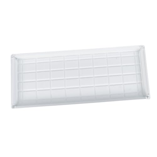 ANDRESLAD Dickes Kunststoff-Drainage-tablett mit Rutschfestem Boden Geschnitztem Kornmuster und Praktischem Wasserablaufstopfen Multifunktionale Rechteckige Pflanzunterlage für Balkon Garten von ANDRESLAD