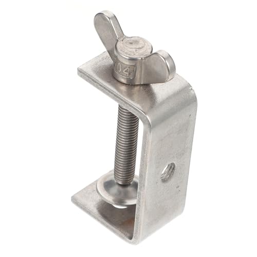ANDRESLAD Edelstahl C Klemme Schwerlast C Zwinge Trägerklemme mit breitem Öffnungsbereich für Tisch Stahlrohreinsatz ANDRESLAD Edelstahl C Klemme Schwerlast C Zwinge Trägerklemme mit breitem Öffnungsbereich für Tisch Stahlrohreinsatz von ANDRESLAD