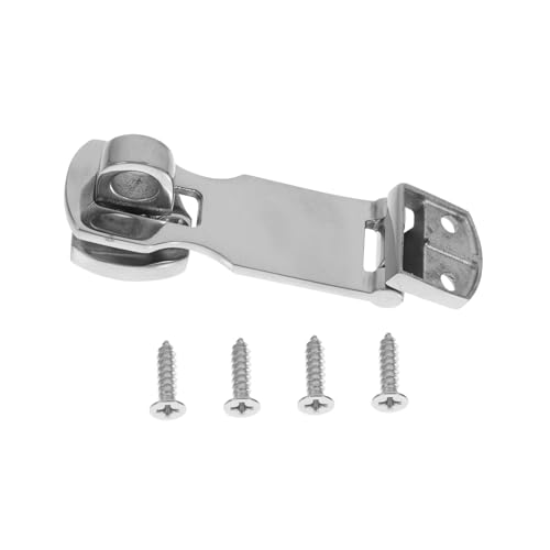 ANDRESLAD Edelstahl Türriegel Schwere Türverriegelung mit Schwenk Padlocköse und Schrauben Rostfrei Robust Einfache Montage für Boots und Yacht Türen Links und Rechts Verwendbar ANDRESLAD Edelstahl Türriegel Schwere Türverriegelung mit Schwenk Padlocköse und Schrauben Rostfrei Robust Einfache Montage für Boots und Yacht Türen Links und Rechts Verwendbar von ANDRESLAD