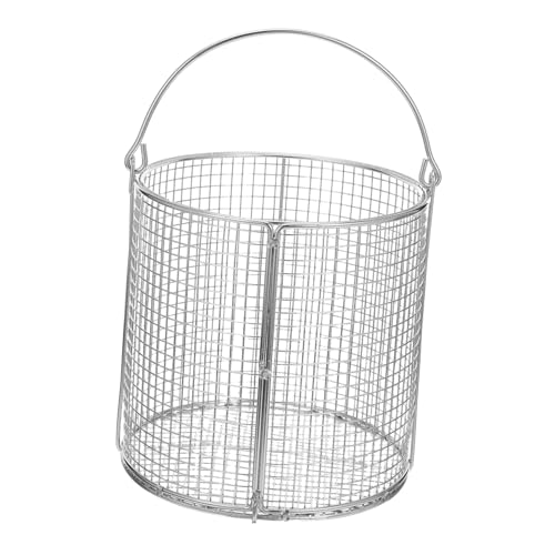 ANDRESLAD Edelstahl Ultrasonic Reinigungs Abtropfkorb Hitzebeständiger Metallkorb mit Optimierter Rundstruktur Perforiert für Effiziente Filtration Geeignet für Präzisionsteile und ANDRESLAD Edelstahl Ultrasonic Reinigungs Abtropfkorb Hitzebeständiger Metallkorb mit Optimierter Rundstruktur Perforiert für Effiziente Filtration Geeignet für Präzisionsteile und von ANDRESLAD