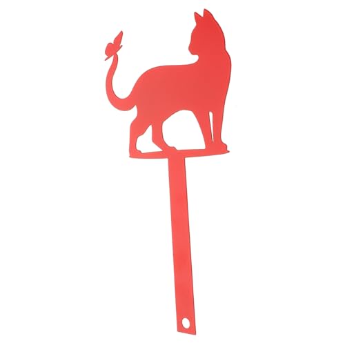 ANDRESLAD Eisen Gartenstecker Katze Mailbox Flagge Ersatz Rostige Gartendeko Ornament Außenbereich Kreative Briefkasten Verzierung Rote Silhouette Tierform Dekoration ANDRESLAD Eisen Gartenstecker Katze Mailbox Flagge Ersatz Rostige Gartendeko Ornament Außenbereich Kreative Briefkasten Verzierung Rote Silhouette Tierform Dekoration von ANDRESLAD