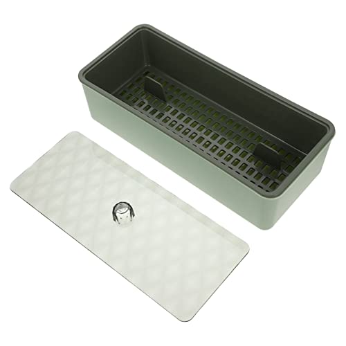 ANDRESLAD Eleganter Besteckkasten mit Deckel Staubdichter Utensilienbehälter aus Robustem Material Praktischer Küchen organizer für Gabeln Essstäbchen und Messer Sichtbarer Bestecksammler ANDRESLAD Eleganter Besteckkasten mit Deckel Staubdichter Utensilienbehälter aus Robustem Material Praktischer Küchen organizer für Gabeln Essstäbchen und Messer Sichtbarer Bestecksammler von ANDRESLAD