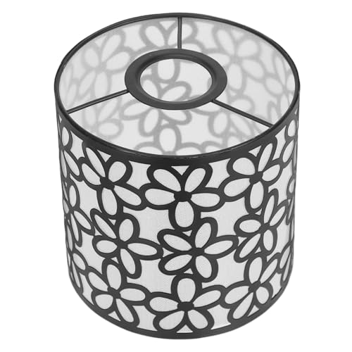 ANDRESLAD Eleganter Schwarzer Metall lampenschirm aus Robustem Eisen Kompatibel Fassung Langlebiger Vintage Lampenschirm für Steh Tischlampen Dekorative Pendelleuchte für Stilvolle von ANDRESLAD