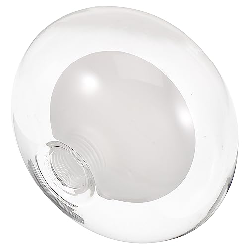 ANDRESLAD Ersatz Lampenschirm 120mm Glasschirm Für G9 Leuchten Dekorativer Lampenschirm Für Hängeleuchten Mattiertes Ideal Für Wohnzimmer Und Tischlampen von ANDRESLAD
