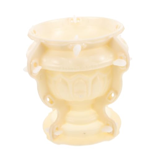 ANDRESLAD Europäischer Stil Beton Blumentopf Gießform Dicker Kunststoff Pflanztopf Form Wiederverwendbar Sechseckig für DIY Garten Bonsai und Pflanzgefäße Leicht zu Reinigen von ANDRESLAD