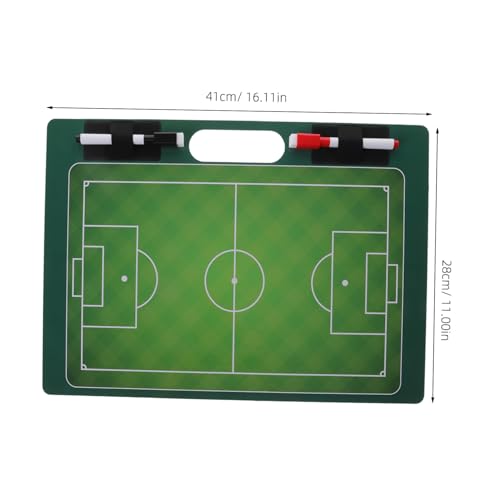 ANDRESLAD Fußball Coaching Board PVC Leichtes Tragbares Taktikbrett für Training und Spielanalyse Trocken Abwischbar Klare Druckanzeige für Trainer und Mannschaftskommunikation ANDRESLAD Fußball Coaching Board PVC Leichtes Tragbares Taktikbrett für Training und Spielanalyse Trocken Abwischbar Klare Druckanzeige für Trainer und Mannschaftskommunikation von ANDRESLAD