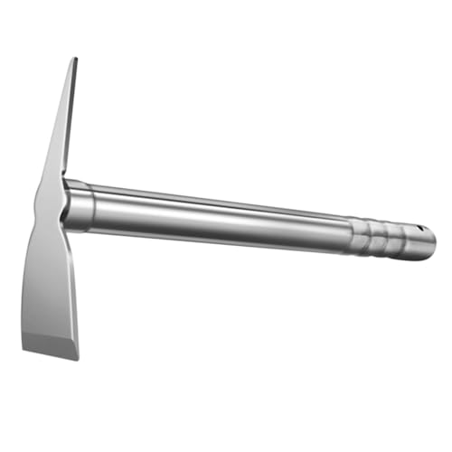 ANDRESLAD Gartenhacke aus Edelstahl Robuste Handhacke mit Bruchsicherem Griff Vielseitig Einsetzbar zum Jäten Graben und Lockern von Erde Praktisches Gartengerät für Blumen Gemüsebeetpflege von ANDRESLAD