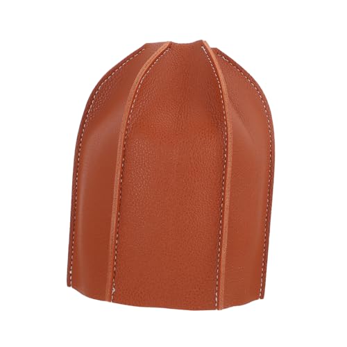 ANDRESLAD Gasflaschen Schutzhülle Braun aus Robustem Material rutschfeste Abdeckhaube für Camping und Picknick Installieren und Platzsparend Praktischer Schutz für Outdoor gasabdeckung von ANDRESLAD