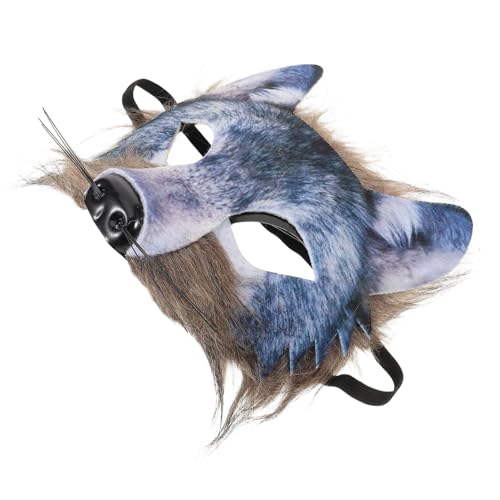ANDRESLAD Gepardenmaske Als Halbgesichtsmaske Mit Realistischem Leopardenmuster Für Tierkostüme Cosplay-Masken Für Junge Mädchen Und Erwachsene Halloween-partyzubehör Und von ANDRESLAD