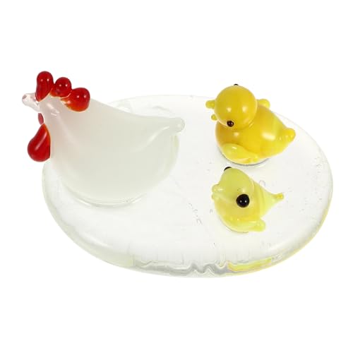 ANDRESLAD Glas Hühnerfigur Dekoration Buntes Glas Filigranes Handgefertigtes Design Stabile Desktop deko für Wohn Arbeitszimmer Langlebige Glasornamente ANDRESLAD Glas Hühnerfigur Dekoration Buntes Glas Filigranes Handgefertigtes Design Stabile Desktop deko für Wohn Arbeitszimmer Langlebige Glasornamente von ANDRESLAD