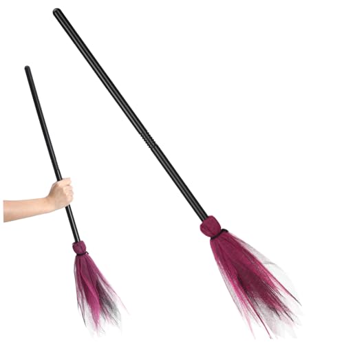 ANDRESLAD Halloween Hexenbesen in Rosa Realistisch Gestalteter Hexenbesen für Erwachsene Kreatives Cosplay-zubehör für Halloween Party und Kostüme ANDRESLAD Halloween Hexenbesen in Rosa Realistisch Gestalteter Hexenbesen für Erwachsene Kreatives Cosplay-zubehör für Halloween Party und Kostüme von ANDRESLAD
